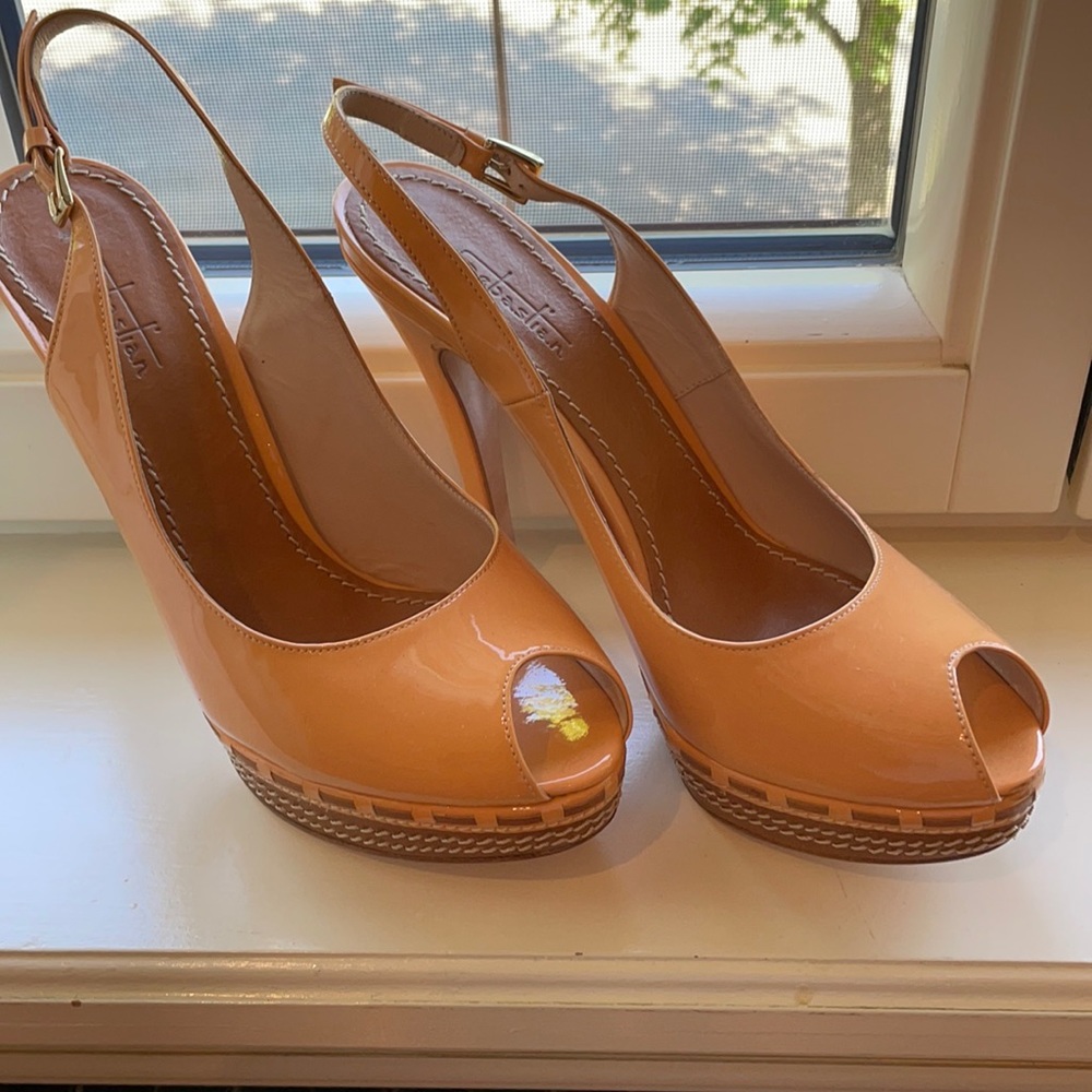 Sebastian peach heels